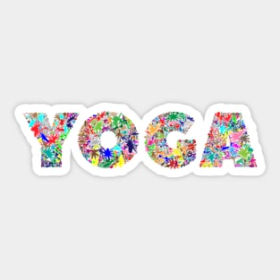 Yoga Love Sticker